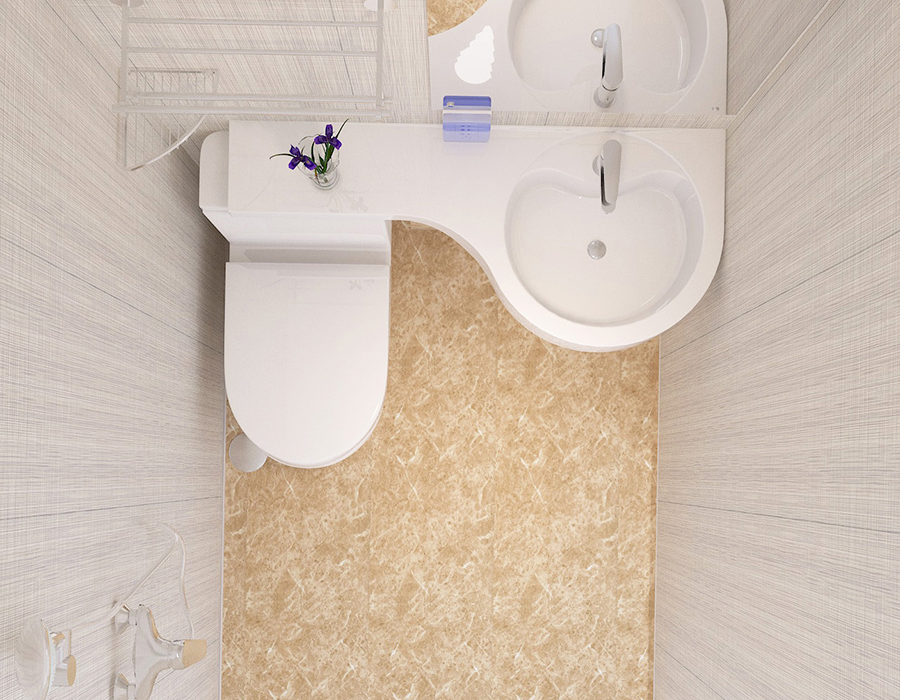 Unità bagno prefabbricata modulare per hotel in fibra di resina PEC a pannello intero