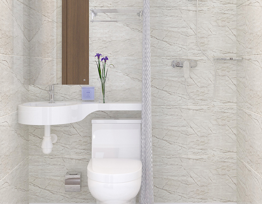 Bagno integrato modulare per case di cura