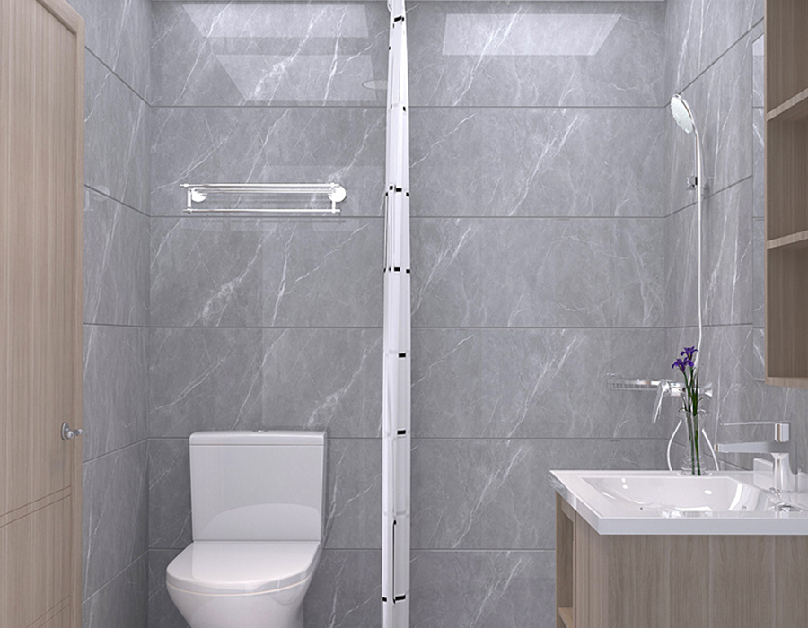 Unità Bagno Integrata per Appartamento con Pannello in Fibra di Resina PEC