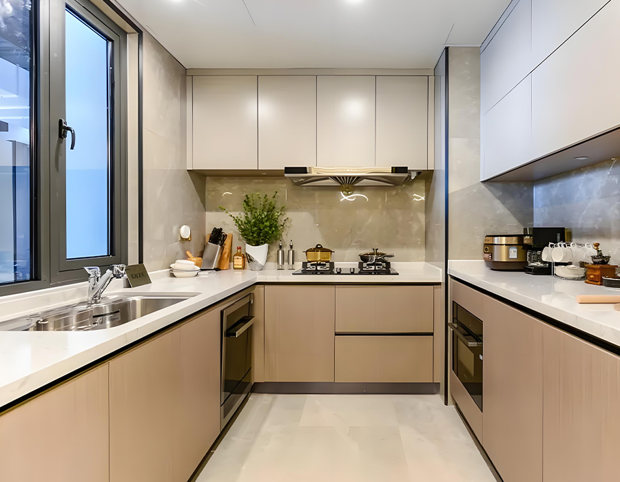 Cucina integrata prefabbricata