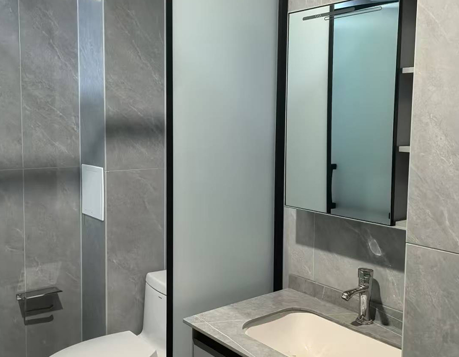 Baccelli per bagno prefabbricati con superficie in lastre di roccia di piastrelle di ceramica